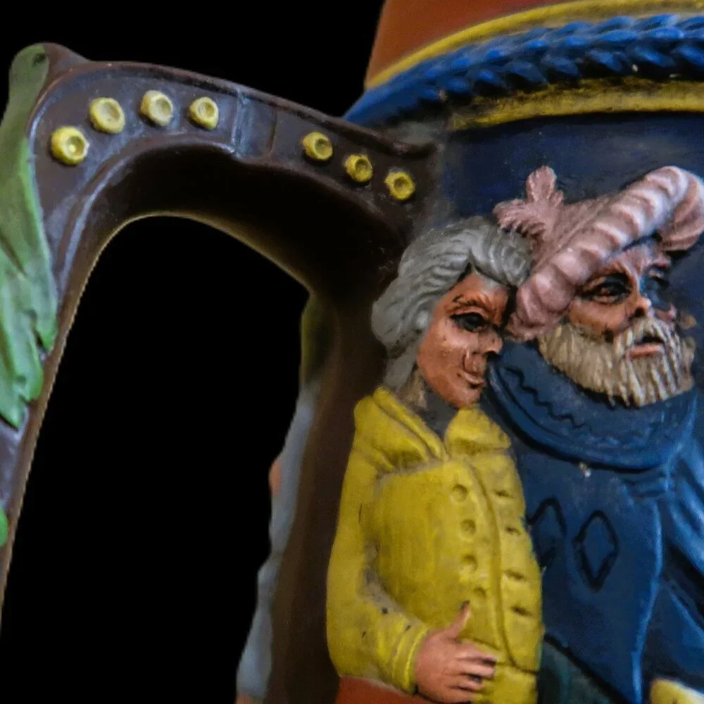Gift a Beer Guy Today Man Cave Gear Essential Vintage 3D German Style Beer Stein